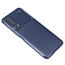 For vivo iQOO Z3 / Y72 5G Carbon Fiber Texture Shockproof TPU Case(Blue)