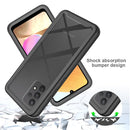For Samsung Galaxy A32 4G Starry Sky Solid Color Series Shockproof PC + TPU Protective Case(Light Blue)