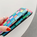 For iPhone 11 3D Cube IMD Shockproof Protective Case (Irregular)