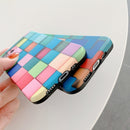 For iPhone 11 3D Cube IMD Shockproof Protective Case (Irregular)