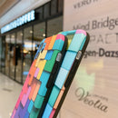 3D Cube IMD Shockproof Protective Case with Lanyard For iPhone 11(Irregular)