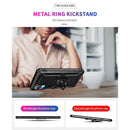 For Samsung Galaxy A02 / M02 Shockproof TPU + PC Protective Case with 360 Degree Rotating Holder(Black)