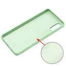 For Samsung Galaxy A02 EU Version Solid Color Liquid Silicone Dropproof Full Coverage Protective Case(Green)