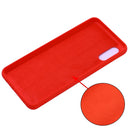 For Samsung Galaxy A02 EU Version Solid Color Liquid Silicone Dropproof Full Coverage Protective Case(Red)