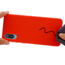 For Samsung Galaxy A02 EU Version Solid Color Liquid Silicone Dropproof Full Coverage Protective Case(Red)