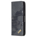 For Xiaomi Redmi Note 10 Pro Matching Color Crocodile Texture Horizontal Flip PU Leather Case with Wallet & Holder & Card Slots(Black)