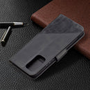 For Xiaomi Redmi Note 10 Pro Matching Color Crocodile Texture Horizontal Flip PU Leather Case with Wallet & Holder & Card Slots(Black)