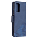 For Xiaomi Redmi Note 10 Pro Matching Color Crocodile Texture Horizontal Flip PU Leather Case with Wallet & Holder & Card Slots(Blue)