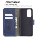 For Xiaomi Redmi Note 10 Pro Matching Color Crocodile Texture Horizontal Flip PU Leather Case with Wallet & Holder & Card Slots(Blue)