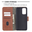 For Xiaomi Redmi Note 10 Pro Matching Color Crocodile Texture Horizontal Flip PU Leather Case with Wallet & Holder & Card Slots(Brown)