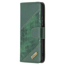 For Xiaomi Redmi Note 10 Pro Matching Color Crocodile Texture Horizontal Flip PU Leather Case with Wallet & Holder & Card Slots(Green)