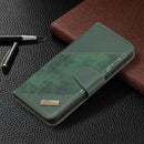For Xiaomi Redmi Note 10 Pro Matching Color Crocodile Texture Horizontal Flip PU Leather Case with Wallet & Holder & Card Slots(Green)