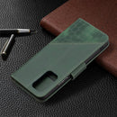 For Xiaomi Redmi Note 10 Pro Matching Color Crocodile Texture Horizontal Flip PU Leather Case with Wallet & Holder & Card Slots(Green)