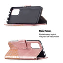 For Xiaomi Redmi Note 10 Pro Matching Color Crocodile Texture Horizontal Flip PU Leather Case with Wallet & Holder & Card Slots(Rose Gold)
