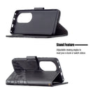 For Huawei P50 Pro Matching Color Crocodile Texture Horizontal Flip PU Leather Case with Wallet & Holder & Card Slots(Black)
