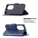For Huawei P50 Pro Matching Color Crocodile Texture Horizontal Flip PU Leather Case with Wallet & Holder & Card Slots(Blue)