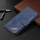 For Huawei P50 Pro Matching Color Crocodile Texture Horizontal Flip PU Leather Case with Wallet & Holder & Card Slots(Blue)