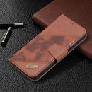 For Huawei P50 Pro Matching Color Crocodile Texture Horizontal Flip PU Leather Case with Wallet & Holder & Card Slots(Brown)