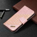 For Huawei P50 Pro Matching Color Crocodile Texture Horizontal Flip PU Leather Case with Wallet & Holder & Card Slots(Rose Gold)
