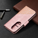For Huawei P50 Pro Matching Color Crocodile Texture Horizontal Flip PU Leather Case with Wallet & Holder & Card Slots(Rose Gold)