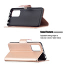 For Xiaomi Redmi Note 10 Pro Two Butterflies Embossing Pattern Horizontal Flip Leather Case with Holder & Card Slot & Wallet & Lanyard(Rose Gold)