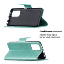 For Xiaomi Redmi Note 10 Pro Two Butterflies Embossing Pattern Horizontal Flip Leather Case with Holder & Card Slot & Wallet & Lanyard(Green)