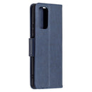 For Xiaomi Redmi Note 10 Pro Two Butterflies Embossing Pattern Horizontal Flip Leather Case with Holder & Card Slot & Wallet & Lanyard(Dark Blue)