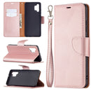 For Samsung Galaxy A32 4G Litchi Texture Pure Color Horizontal Flip Leather Case with Holder & Card Slots & Wallet & Lanyard(Rose Gold)