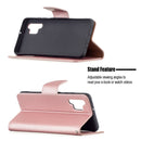 For Samsung Galaxy A32 4G Litchi Texture Pure Color Horizontal Flip Leather Case with Holder & Card Slots & Wallet & Lanyard(Rose Gold)