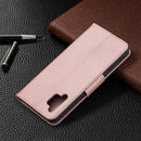For Samsung Galaxy A32 4G Litchi Texture Pure Color Horizontal Flip Leather Case with Holder & Card Slots & Wallet & Lanyard(Rose Gold)