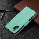 For Samsung Galaxy A32 4G Litchi Texture Pure Color Horizontal Flip Leather Case with Holder & Card Slots & Wallet & Lanyard(Green)