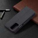 For Xiaomi Redmi Note 10 Pro Litchi Texture Pure Color Horizontal Flip Leather Case with Holder & Card Slots & Wallet & Lanyard(Black)