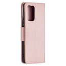 For Xiaomi Redmi Note 10 Pro Litchi Texture Pure Color Horizontal Flip Leather Case with Holder & Card Slots & Wallet & Lanyard(Rose Gold)