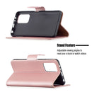For Xiaomi Redmi Note 10 Pro Litchi Texture Pure Color Horizontal Flip Leather Case with Holder & Card Slots & Wallet & Lanyard(Rose Gold)