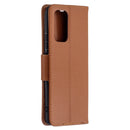 For Xiaomi Redmi Note 10 Pro Litchi Texture Pure Color Horizontal Flip Leather Case with Holder & Card Slots & Wallet & Lanyard(Brown)