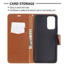 For Xiaomi Redmi Note 10 Pro Litchi Texture Pure Color Horizontal Flip Leather Case with Holder & Card Slots & Wallet & Lanyard(Brown)