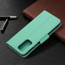 For Xiaomi Redmi Note 10 Pro Litchi Texture Pure Color Horizontal Flip Leather Case with Holder & Card Slots & Wallet & Lanyard(Green)
