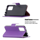 For Xiaomi Redmi Note 10 Pro Litchi Texture Pure Color Horizontal Flip Leather Case with Holder & Card Slots & Wallet & Lanyard(Purple)
