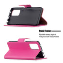 For Xiaomi Redmi Note 10 Pro Litchi Texture Pure Color Horizontal Flip Leather Case with Holder & Card Slots & Wallet & Lanyard(Rose Red)