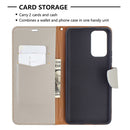 For Xiaomi Redmi Note 10 Pro Litchi Texture Pure Color Horizontal Flip Leather Case with Holder & Card Slots & Wallet & Lanyard(Grey)