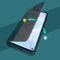 For Huawei P30 Pro Magnetic Side Window View Shockproof Horizontal Flip Leather Smart Case(Cyan)