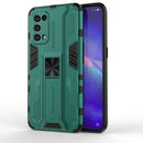 For OPPO Reno5 5G / 4G Supersonic PC + TPU Shock-proof Protective Case with Holder(Green)