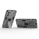 For OPPO Reno5 5G / 4G Supersonic PC + TPU Shock-proof Protective Case with Holder(Gray)