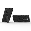 For OPPO Reno5 5G / 4G Supersonic PC + TPU Shock-proof Protective Case with Holder(Black)