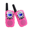 1 Pair RETEVIS RT388 0.5W US Frequency 462.5625-467.7250MHz 22CHS Handheld Children Walkie Talkie(Pink)