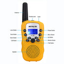 1 Pair RETEVIS RT388 0.5W US Frequency 462.5625-467.7250MHz 22CHS Handheld Children Walkie Talkie(Yellow)