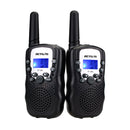 1 Pair RETEVIS RT388 0.5W EU Frequency 446MHz 8CHS Handheld Children Walkie Talkie(Black)