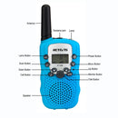 1 Pair RETEVIS RT388 0.5W EU Frequency 446MHz 8CHS Handheld Children Walkie Talkie(Blue)