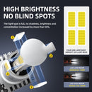 M5 9006 / HB4 2 PCS DC9-36V / 25W / 6000K / 2500LM IP68 Waterproof Car LED Headlight(Cold White Light)