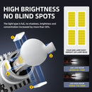 M5 H11 / H8 / H9 2 PCS DC9-36V / 25W / 6000K / 2500LM IP68 Waterproof Car LED Headlight(Cold White Light)